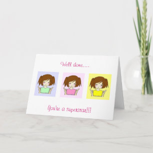 Chibi Well done Superstar Card Karte