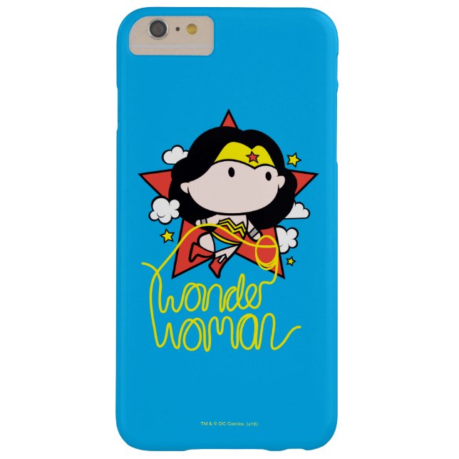 Chibi Wonder Frau fliegt mit Lasso Case-Mate iPhone Hülle (Rückseite)
