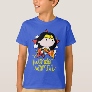Chibi Wonder Frau fliegt mit Lasso T-Shirt