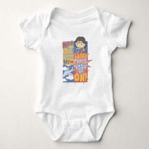 Chibi Wonder Woman Ich habe meine geilen Pants a Baby Strampler