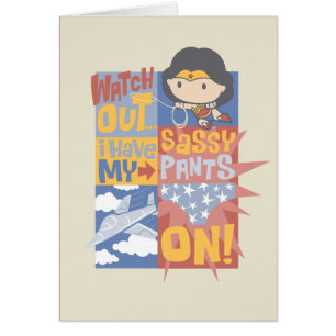 Chibi Wonder Woman   J'Ai Mes Pantalons Sassy En T