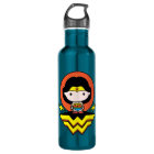 Chibi Wonder Woman mit Polka Docks und Logo