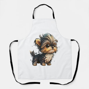 Chibi Yorkshire Terrier Schürze