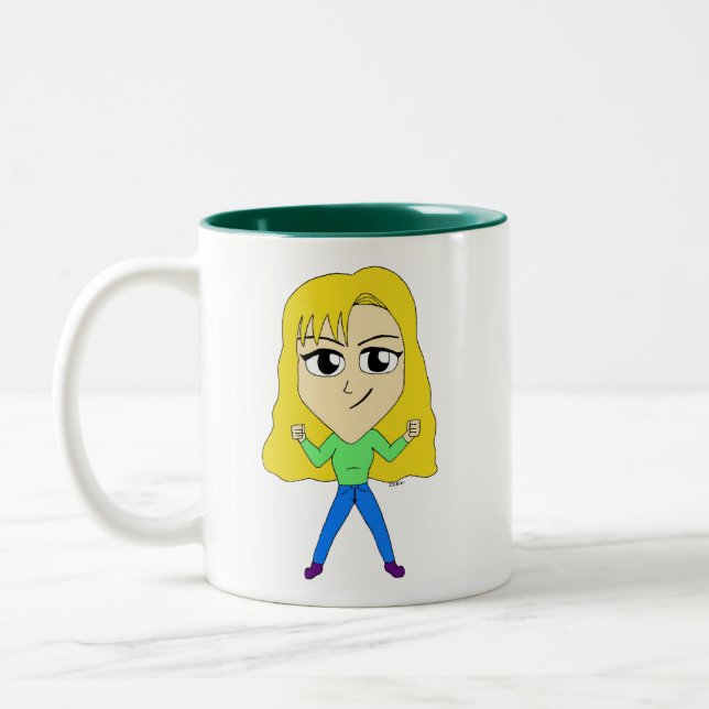 Chibi Zweifarbige Tasse (Links)