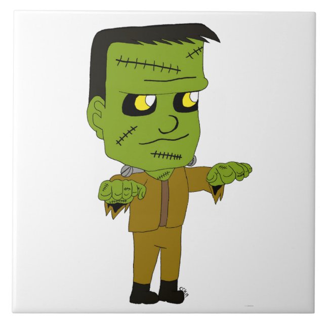 Chibinmonster Fliese (Vorderseite)