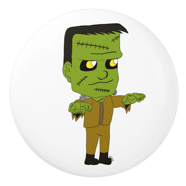 Chibinmonster Keramikknauf (Vorderseite)