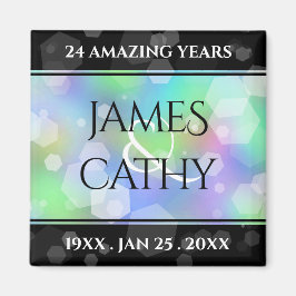 Chic 14. 24. 34. 43. Opal Wedding Jubiläum Magnet