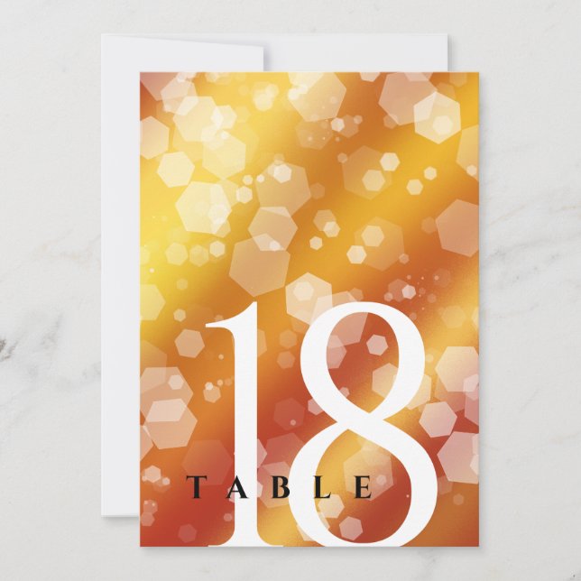 Chic 16. 23. Topaz Hochzeitstag Einladung (Vorderseite)