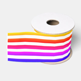 Chic 3" Grosgrain Ribbon mehrfarbig Streifen Ripsband