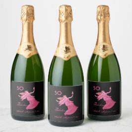 Chic 50. Geburtstag Pink Frau Tänzerin Persönliche