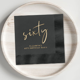 Chic 70. Geburtstagsparty Servietten Mit Folie