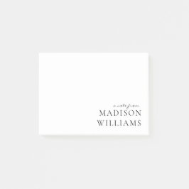 Chic A Note from Script Typografy Post-it Notes Post-it Klebezettel