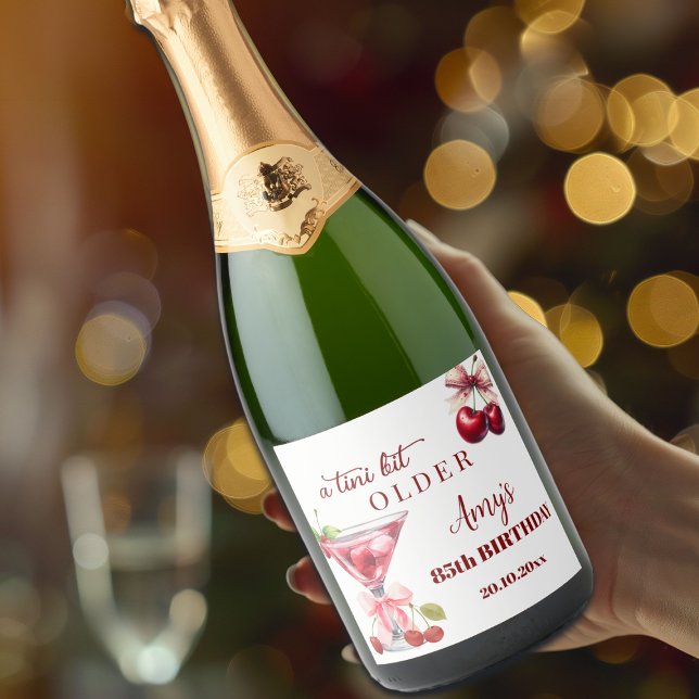 Chic A Tini Bit Older Cherry Martini 85th Birthday (Von Creator hochgeladen)
