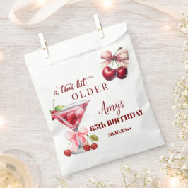 Chic A Tini Bit Older Cherry Martini 85th Birthday Geschenktütchen