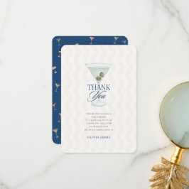 Chic a tini one boy baby dusche dankeskarte