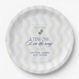Chic a tini one boy baby dusche pappteller