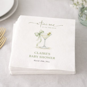 Chic A Tini One Elegante Babyparty Serviette