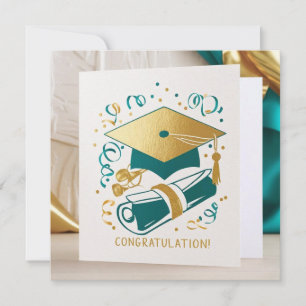 Chic Abschluss Card Karte