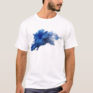 Chic ABSTRACT BLUME Designer Grafik T-Shirt