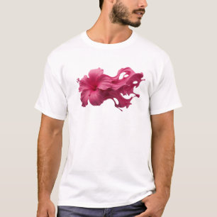 Chic ABSTRACT BLUMEN Style Statement T-Shirt