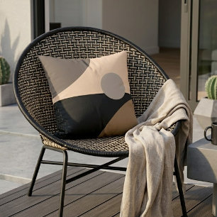 Chic Abstrakt Geometric Circles Art Pattern Kissen