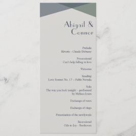 Chic Abstrakt Geometric Sage Navy Dusty Blue Programm