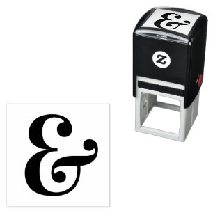 Chic Ampersand und Zeichen Permastempel