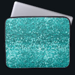 Chic Aquamarin Aqua Turquoise Glitzer Sparkone Laptopschutzhülle<br><div class="desc">Chic Aquamarin Aqua Türkis Glitzer Sparkle Luxus Glam Laptop Schläfchen,  mit fett,  chunky,  Imitat türkis aquamarinen Glitzer. Bitte kontaktieren Sie uns unter cedarandstring@gmail.com ,  wenn Sie Hilfe beim Design benötigen oder sich nach passenden Produkten erkundigen möchten.</div>