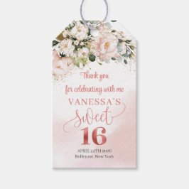 Chic Aquarell Blume Salbei 16. Geschenkanhänger
