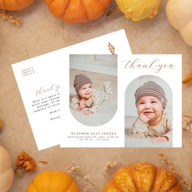 Chic Arch Foto Collage Minimalistisch Baby Vielen  Postkarte (Von Creator hochgeladen)