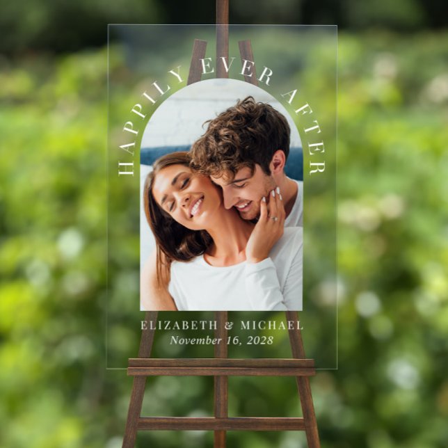 Chic Arch Photo Mariage blanc Bienvenue (Créateur téléchargé)