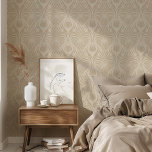Chic Art Deco Blumenfedermuster Soft Beige Tapete<br><div class="desc">Erleben Sie die Wohngestaltung mit diesem eleganten Art Deco Peel & Stick Tapete, das ein raffiniertes Blumenfedermuster in einem weichen beigen Farbton zeigt. Das Design vereint den Vintagen Charme und die moderne Eleganz des Art Déco. Die neutrale Beige-Farbe verleiht dem Raum eine zeitlose Optik und macht es zu einer vielseitigen...</div>