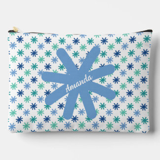 Chic AsteriskS Ocean Colors-White Editable Large Zubehörtasche