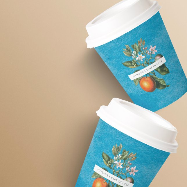 Chic Baby in Bloom Baby Shower |Arch Pappbecher (Von Creator hochgeladen)