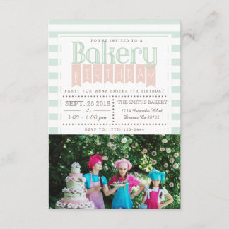 Chic Bakery Birthday | Einladung von Fotos