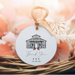 Chic Barn Vielen Dank Geschenkanhänger