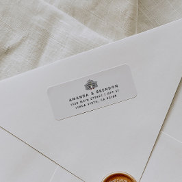 Chic Barn Wedding Return Address Label