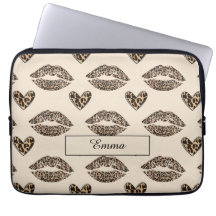 Chic Beige & Black Cheetah Print