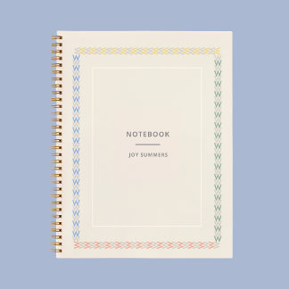 Chic Beige Sand Notebook Planer individuell anpass Notizbuch