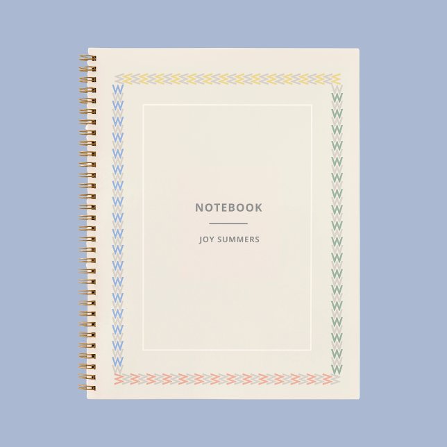 Chic Beige Sand Notebook Planer individuell anpass Notizbuch (Von Creator hochgeladen)