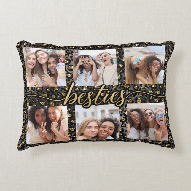 Chic Besties BESTE FREUNDIN Beste Freunde FotoColl Dekokissen (Vorderseite)