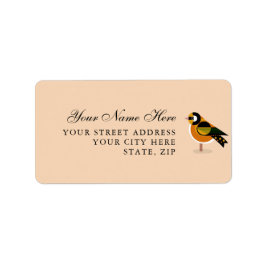Chic Bird Mark Address Labels für Umschläge Adressaufkleber