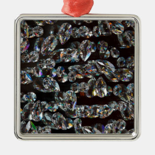 Chic Black Diamond Chrystal Abstrakte Muster Gesch Ornament Aus Metall