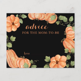 Chic Black Fall Pumpkin Baby Duschempfehlung