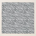 Chic Black Pastel Blue Zebra Muster Schal<br><div class="desc">Chic Chiffonschal mit einem stilvollen,  cremefarbenen,  cremefarbenen Zebramuster. Elegantes und modernes Design. Exklusiv für Sie entworfen von Happy Dolphin Studio. Wenn Sie Hilfe oder passende Produkte benötigen,  kontaktieren Sie uns bitte unter happydolphinstudio@outlook.com.</div>