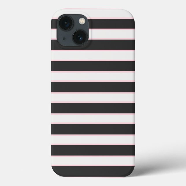 Chic Black Pink gestreift Samsung Galaxy Hinweis 4 Case-Mate iPhone Hülle (Rückseite)