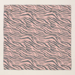 Chic Black Pink Zebra Muster Schal<br><div class="desc">Chic Chiffonschal mit einem stilvollen,  cremefarbenen,  cremefarbenen Zebramuster. Elegantes und modernes Design. Exklusiv für Sie entworfen von Happy Dolphin Studio. Wenn Sie Hilfe oder passende Produkte benötigen,  kontaktieren Sie uns bitte unter happydolphinstudio@outlook.com.</div>