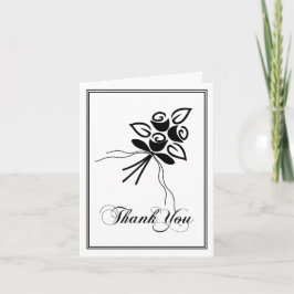 Chic Black & White Floral Jede Gelegenheit Vielen 