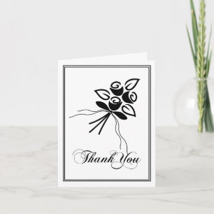 Chic Black & White Floral Jede Gelegenheit Vielen 