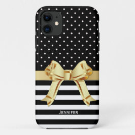 Chic Black & White Muster Case-Mate iPhone Hülle